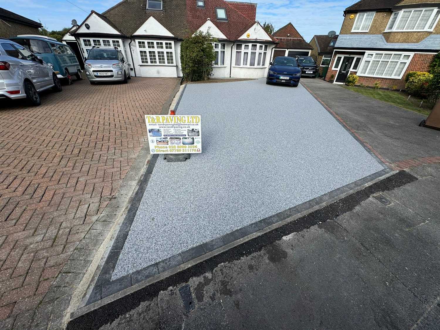 Resin driveway