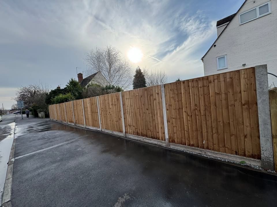 Timber fencing