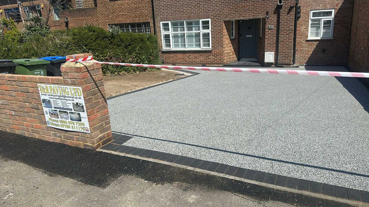 Resin driveway