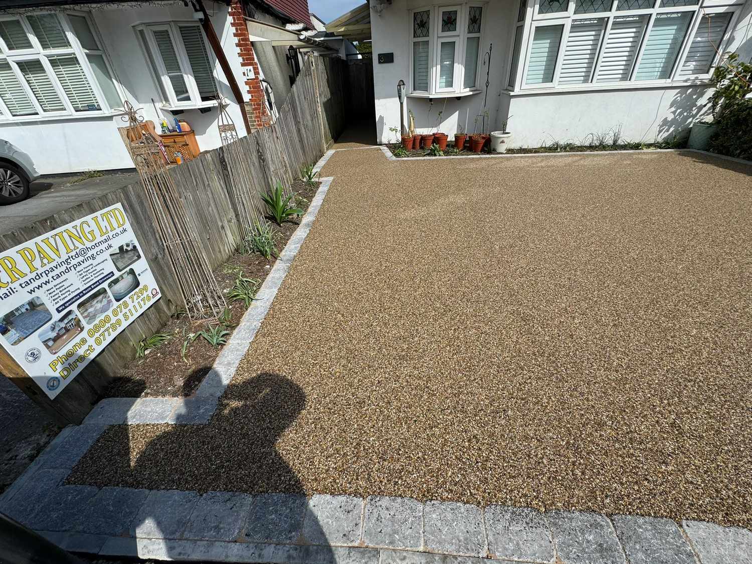 Resin driveway