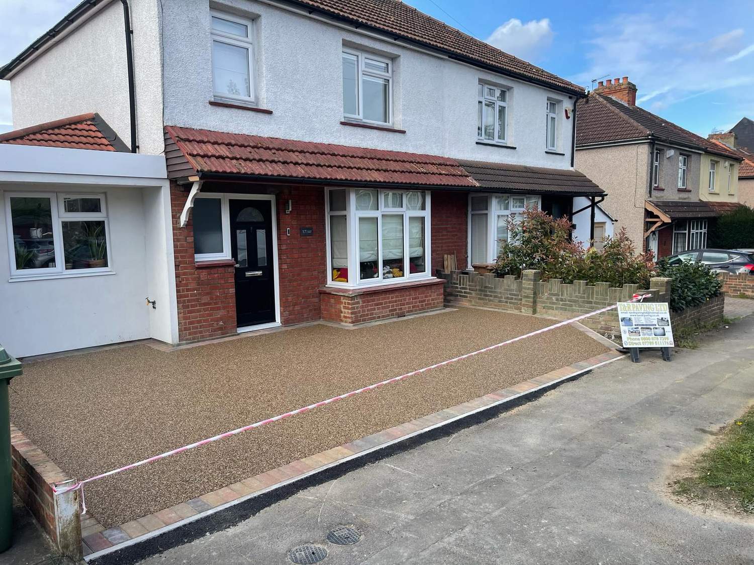 Resin driveway