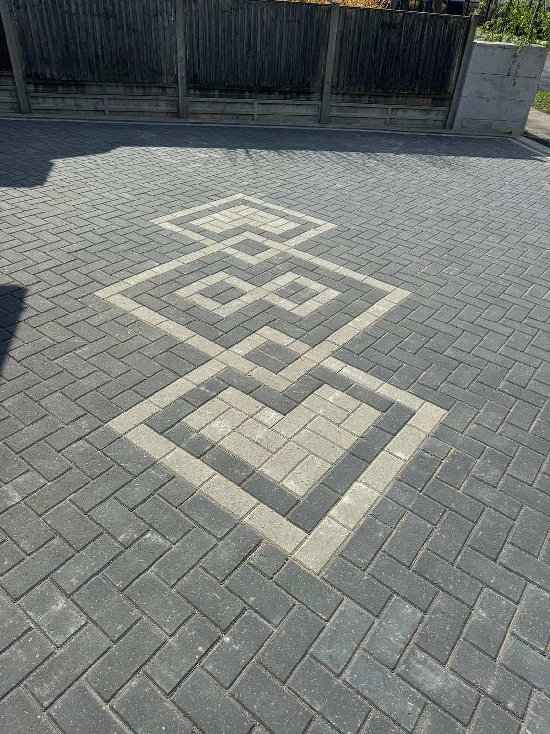Block paving pattern