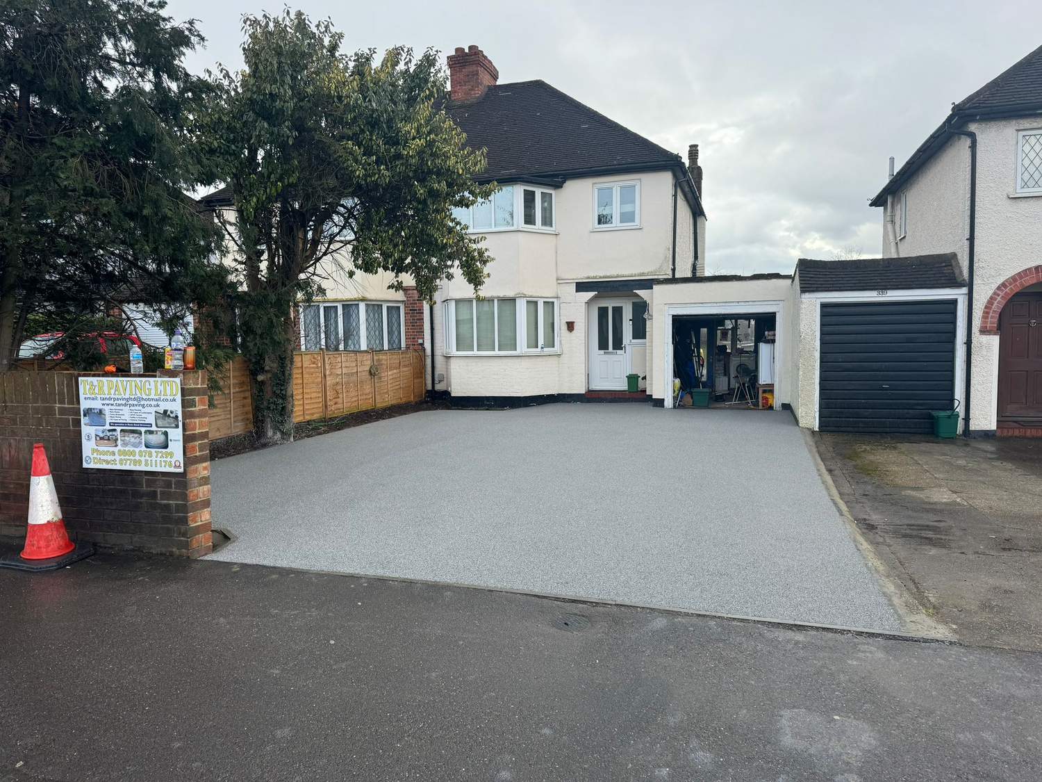 Tarmac driveway