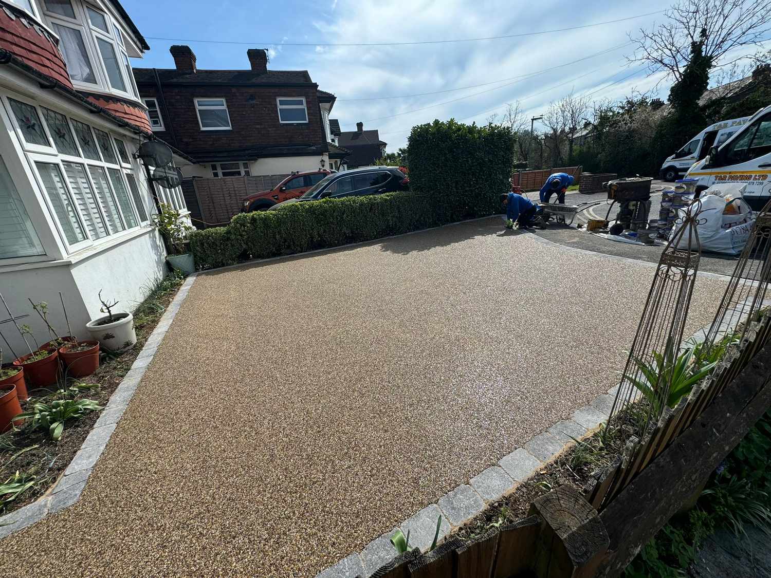 Resin driveway