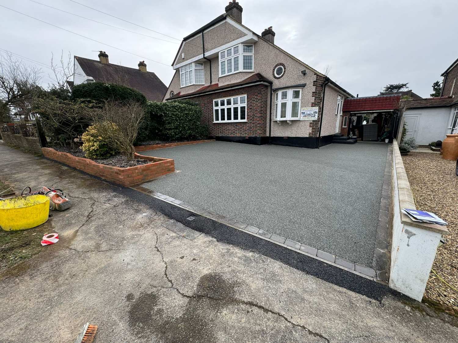 Resin driveway