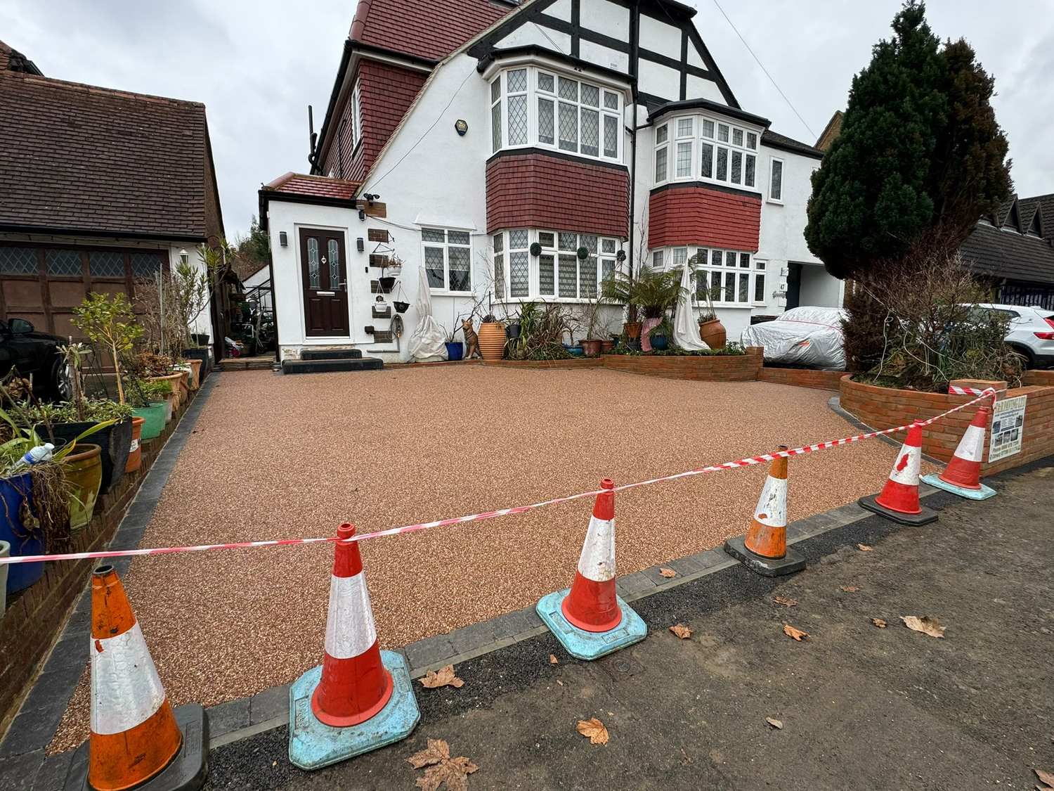 Resin driveway