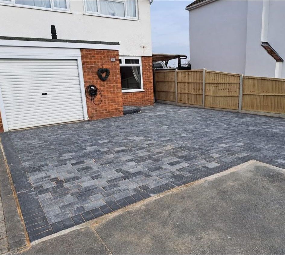Block paved driveway
