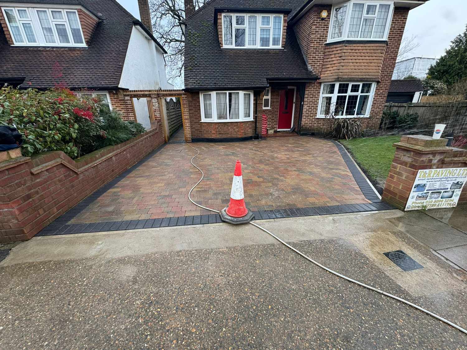 Resin driveway